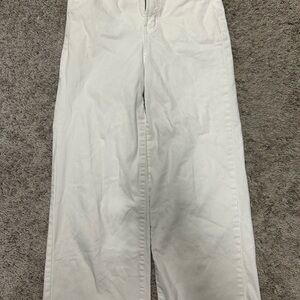 Oat New York White Flare & Wide Leg Jeans size 6/28